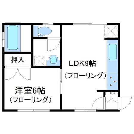 藤代南アパートの物件間取画像